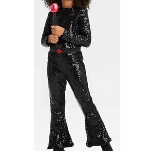 Halloween Costume/ Glam Rock Star Costume – Sequin Jumpsuit & Mic Prop, SMALL”
